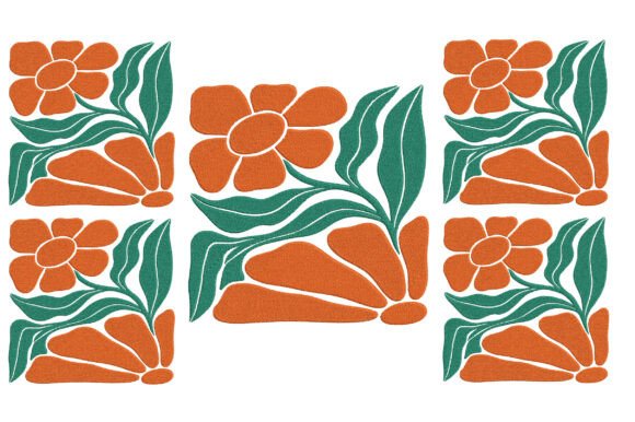 Abstract Flowers Embroidery Design Review