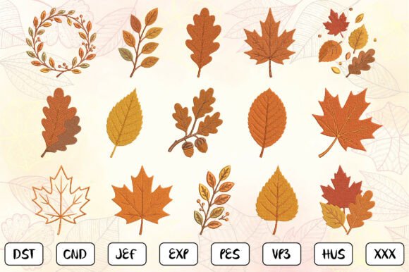 Autumn Leaf Embroidery Bundle Review