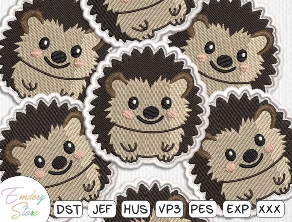 Cute Hedgehog Patch Embroidery Design Review