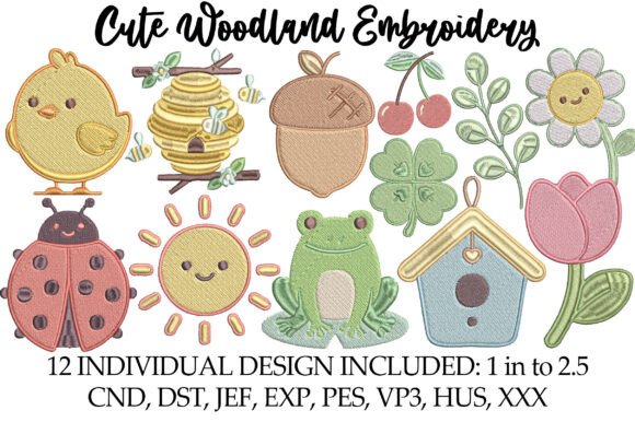 Cute Woodland Embroidery Review for Real Projects