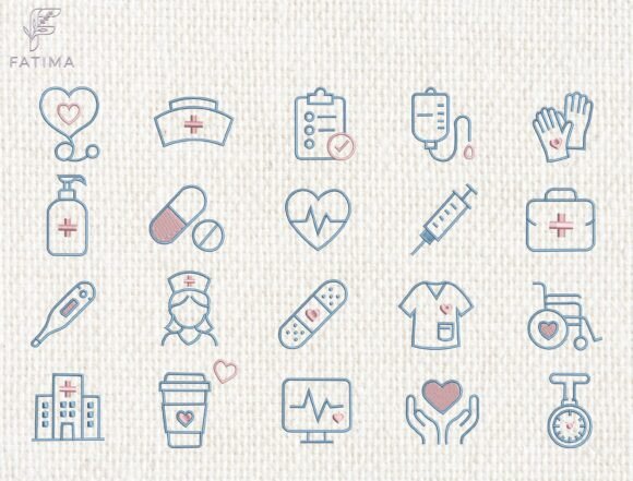 Healthcare Embroidery Design Bundle Review