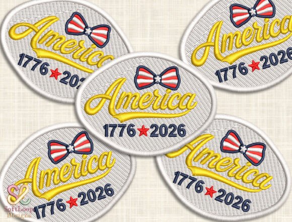 Patriotic USA Patch Embroidery Design Review