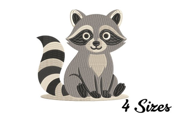 Raccoon Embroidery Design Review for Boutique Apparel