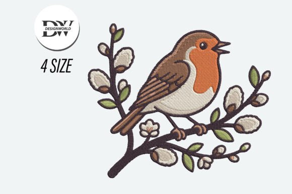 Robin Bird Embroidery Design Review