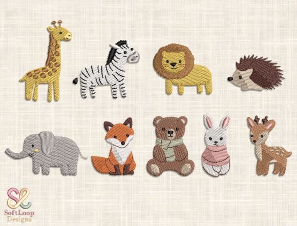 Safari Animals Embroidery Bundle Review