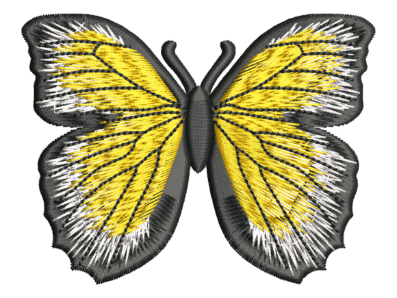 Yellow Black Butterfly Embroidery Review